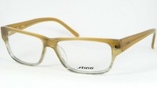 STING VS6416 COL.0AEX TRANSPARENT TORTILLA BROWN EYEGLASSES GLASSES 53-14-140mm picture