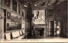 Château de Fontainebleau Postcard Salle Saint-Louis Unposted Carte Postale picture