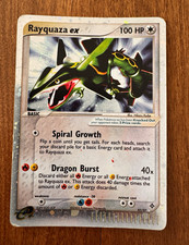 Pokemon Rayquaza ex 97/97 EX Dragon Holo Ultra Rare 2003 English 100 HP picture