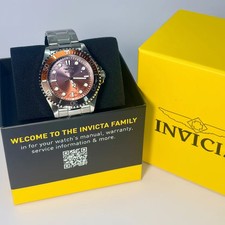 50939 Invicta Mens Pro Diver Espresso Dial Stainless Steel Watch 100M Kromatyk picture