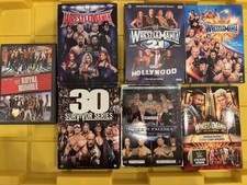 Lot Of(7)WWE WrestleMania(DVD)21,23, Royal Rumble, 30 yrs survivor series READ🚨 picture