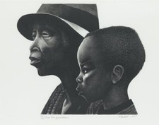 Elizabeth Catlett : Two Generations : Archival Art Print picture