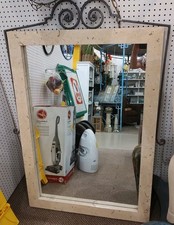 Large 3 Ft By 4 Ft Vintage Marble Mirror With Cast Iron picture