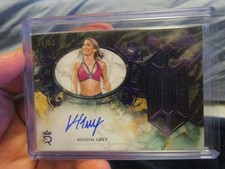 2025 WWE TOPPS ROYALTY KENDAL GREY NXT SUPERIOR RELIC SIGNATURE #44/50- READ picture