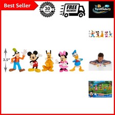 Mickey Mouse Collectible Figure Set, 5 Pack, Kids Toys for Ages 3 Up by picture