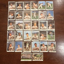 Milwaukee Braves 1955 Golden Stamps Baseball Card Full Set of 32 Hank Aaron picture