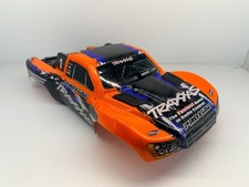 Used Traxxas 1/10 Slash Orange Black Body Clipless Mounts 2wd BL-2s 4x4 VXL 1182 picture