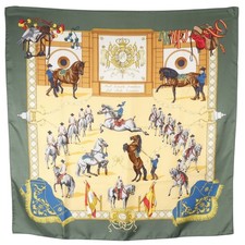 HERMES Carree90 scarf Real Escuela Andalusia Del Arte Ecuestre Royal Andal... picture