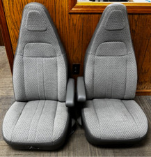 97-26 Chevy Express/GMC Savana Van Pair LH&RH Gray Cloth Power Bucket Seat picture