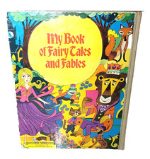 VTG My Book Of Fairy Tales And Fables HC Brown Watson Romania BW-FF2 Price Tag picture