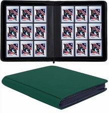 9 Pockets Card Binder for Semi Rigid Card Holders, Ringless Card Binder Album picture