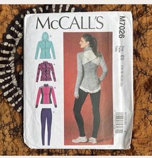 Uncut McCall's M7026 Misses Jackets and Leggings Pattern E5 US Sizes 14-22 picture