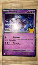 The Pokémon Company Mewtwo 063/128 What's Your Favorite Stamp Holo English HP130 picture