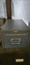 vintage cole steel index card cabinet picture
