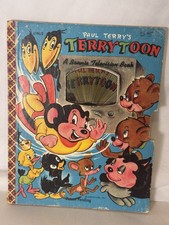 1950 Paul Terry’s Terry-Toon Bonnie Television Book TV Wheel Mighty Mouse picture