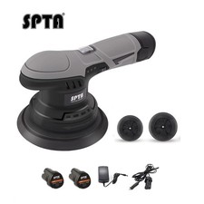 SPTA 5/6 inch Cordless Car Buffer Brushless Polisher 2Pcs 12V Battery For Waxing picture