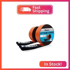 2”x15’ Sturdy Lift Sling Strap, 18800lbs Heavy Duty Lifting Web Sling-2 PCS picture