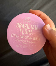SPA Luxury Brazilian Flora Exfoliating Sugar Body Scrub Dragonfruit Lychee 5 oz picture