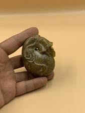 Ancient Old Hard Stone Unique Carved  Figure 100BC picture
