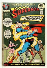 Superman #244 Nov 1971 - Electronic Ghost Metropolis - DC Comics Bronze Age picture