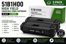 2-Pack 51B1H00 High Yield Compatible Toner Cartridges for Lexmark MS417 MX417 MS picture