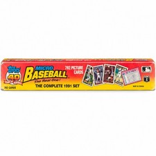 1991 TOPPS BASEBALL PICTURE CARDS COMPLETE SET MICRO (792 cards) New Sealed picture
