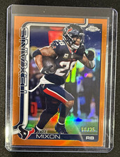 Topps 2025 Chrome Joe Mixon Houston Texans #120 Orange Refractor /25 picture