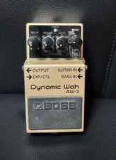 BOSS AW-3 Dynamic Wah Guitar effects Pedal PSA 9V Test Completed picture