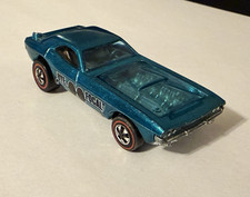 Vintage Hot Wheels Redline Bye-Focal Aqua Hong Kong w Original Collector Button picture