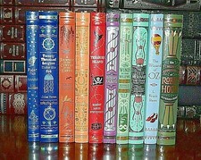 10 Volume Leather Bound  Collectible Illustrated New Sealed Classics Gift  Set picture
