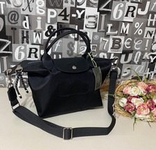 Longchamp Le Pliage Energy Small Tote Bag Black Color Leather Trim Shoulder Bag picture