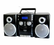 Portable CD Player with AM/FM Stereo Radio Cassette Player/Recorder (NPB-426) picture