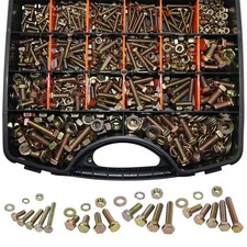1020Pcs Grade 8.8 Metric Bolt Assortment Kit, M4 M5 M6 M8 Heavy Duty Hex Bolts & picture