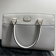 Brand New Kate Spade Gray Leather Tote Bag picture