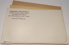 1963 US Mint Uncirculated Set ENVELOPES ONLY. No Coins. picture