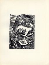 Original 1920 Woodblock Print ERNST BARLACH 