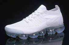 Nike Air VaporMax Flyknit 2 White 942842‑100 Men's Air Cushion Running Shoes picture