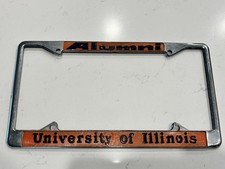 VTG Illini University Of Illinois Alumni College Football License Plate Frame ++ picture