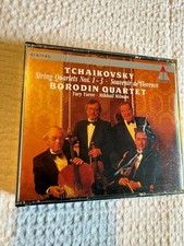 Tchaikovsky String Quartets no.1-3, Borodin Quartet CD, 1993 Teldec Stdio Berlin picture
