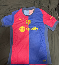 Nike FC Barcelona 2024/25 Authentic Match Home Jersey Lamine Yamal #19 Size M picture