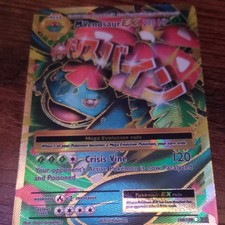 M Venusaur EX Evolutions 100/108 Holo Full Art Ultra Rare 230 HP EN 2016 picture
