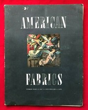 Vintage Fall 1947 American Fabrics Magazine #4 Fashion Textiles Advertising picture
