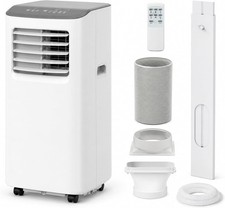 GarveeLife 8000BTU 4-In-1 Portable Air Conditioner W/ Remote Window Kit Gray picture