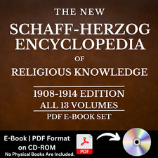 The New Schaff-Herzog Encyclopedia of Religious Knowledge (13 VOLUMES) E-Book CD picture