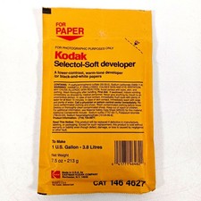 Kodak Photo Paper  Developer 7.5oz Bag Selectol-Soft Developer for 1 Gal picture