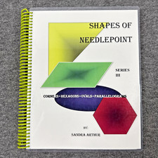 Shapes of Needlepoint Series III Corners Hexagons Ovals, Sandra Arthur, Rare HTF picture