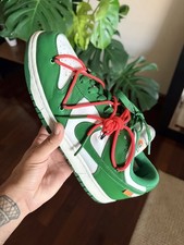 Size 11.5 - Nike Dunk Low x OFF-WHITE Pine Green 2019 picture