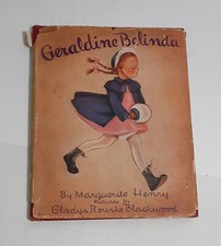 Vintage 1942 Geraldine Belinda   Marguerite Henry Illus. Blackwood 1st Ed. HC DJ picture
