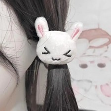 1/2Pcs Cute Plush Bunny Rabbit Hair Tie Ponytail Hairband Lolita Accessory picture