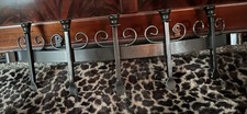 Wrought Iron 5 Candle Wall Sconce Gothic Candelabra Decor or party prop picture